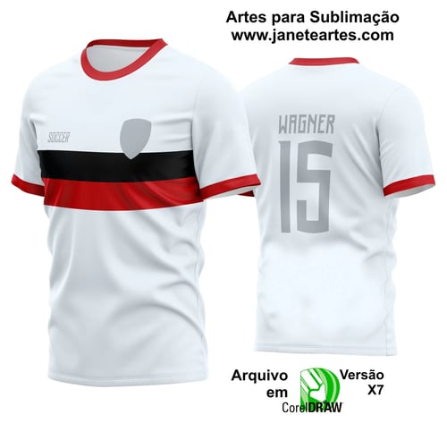 Arte Vetor Estampa Camisa Time Amador Futebol 2024 Arte Vetor Estampa Camisa Time Amador Futebol 2024