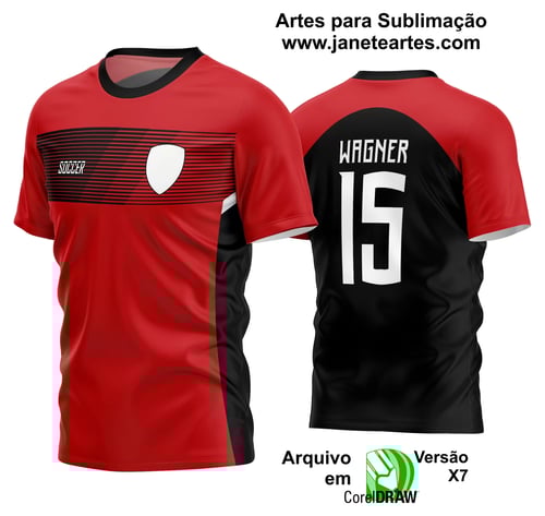 Arte Vetor Estampa Camisa Time Amador Futebol 2024 Arte Vetor Estampa Camisa Time Amador Futebol 2024