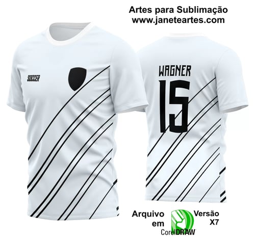 Arte Vetor Estampa Camisa Time Amador Futebol 2024 Arte Vetor Estampa Camisa Time Amador Futebol 2024