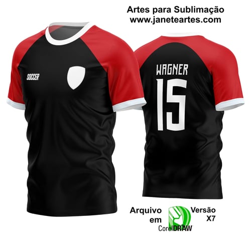 Arte Vetor Estampa Camisa Time Amador Futebol 2024 Arte Vetor Estampa Camisa Time Amador Futebol 2024