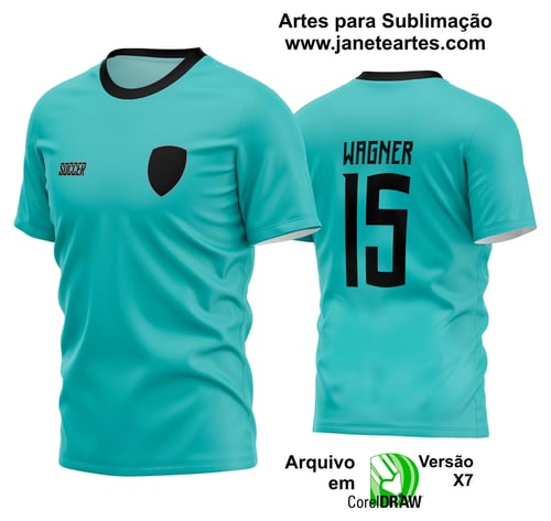 Arte Vetor Estampa Camisa Time Amador Futebol 2024 Arte Vetor Estampa Camisa Time Amador Futebol 2024