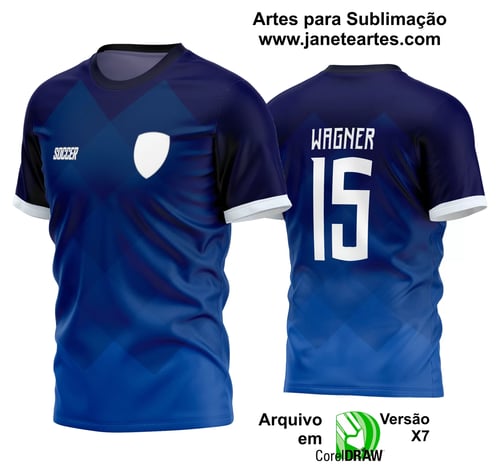 Arte Vetor Estampa Camisa Time Amador Futebol 2024 Arte Vetor Estampa Camisa Time Amador Futebol 2024