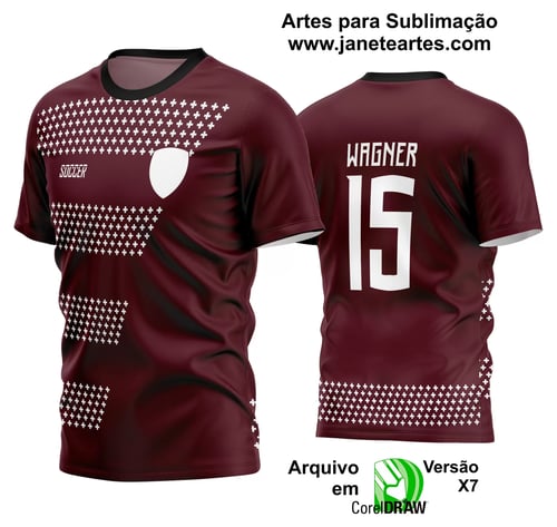 Arte Vetor Estampa Camisa Time Amador Futebol 2024 Arte Vetor Estampa Camisa Time Amador Futebol 2024