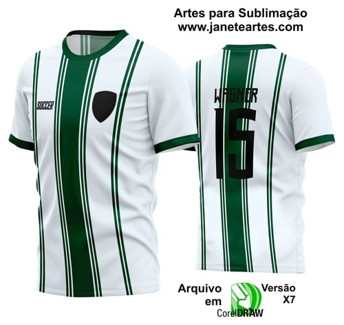 Arte Vetor Estampa Camisa Time Amador Futebol 2024 B Arte Vetor Estampa Camisa Time Amador Futebol 2024 B