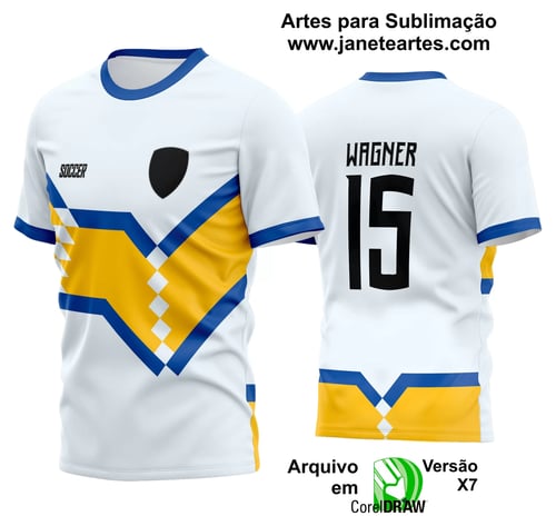 Arte Vetor Estampa Camisa Time Amador Futebol 2024 Arte Vetor Estampa Camisa Time Amador Futebol 2024