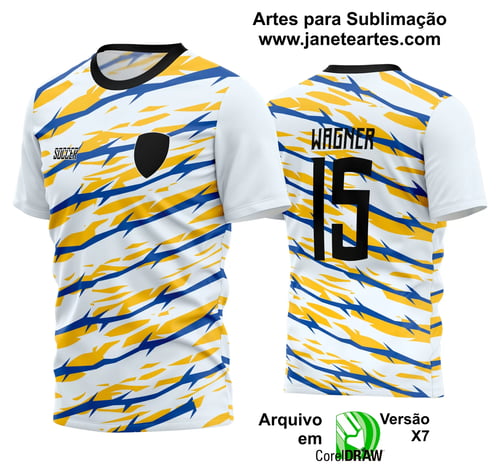 Arte Vetor Estampa Camisa Time Amador Futebol 2024 Arte Vetor Estampa Camisa Time Amador Futebol 2024