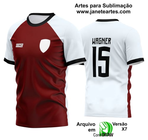 Arte Vetor Estampa Camisa Time Amador Futebol 2024 Arte Vetor Estampa Camisa Time Amador Futebol 2024