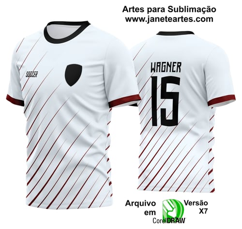 Arte Vetor Estampa Camisa Time Amador Futebol 2024 Arte Vetor Estampa Camisa Time Amador Futebol 2024