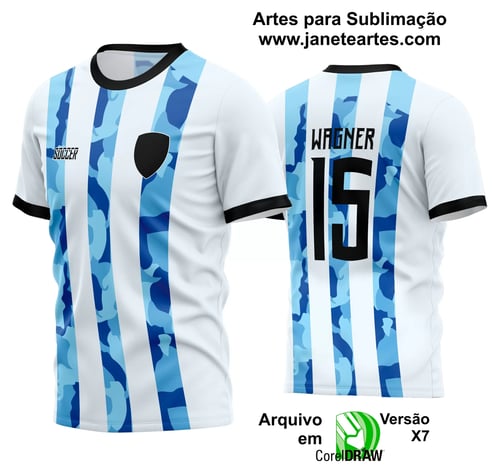 Arte Vetor Estampa Camisa Time Amador Futebol 2024 Arte Vetor Estampa Camisa Time Amador Futebol 2024