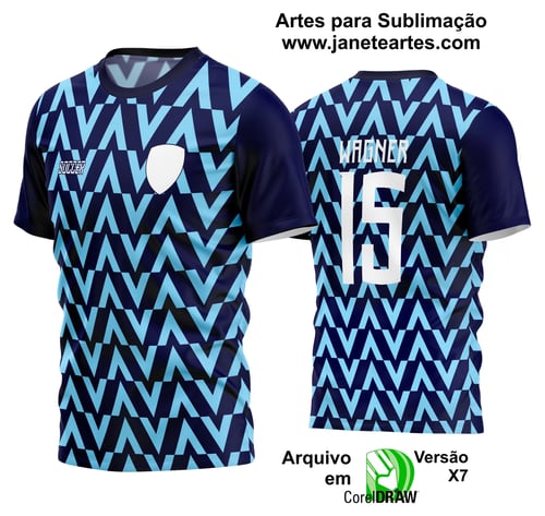 Arte Vetor Estampa Camisa Time Amador Futebol 2024 Arte Vetor Estampa Camisa Time Amador Futebol 2024