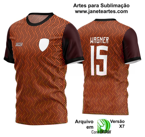 Arte Vetor Estampa Camisa Time Amador Futebol 2024 Arte Vetor Estampa Camisa Time Amador Futebol 2024