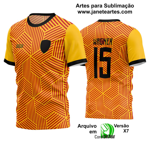 Arte Vetor Estampa Camisa Time Amador Futebol 2024 Arte Vetor Estampa Camisa Time Amador Futebol 2024
