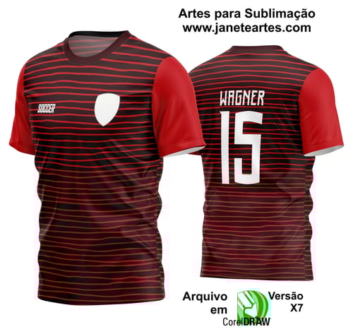 Arte Vetor Estampa Camisa Time Amador Futebol 2024 Arte Vetor Estampa Camisa Time Amador Futebol 2024
