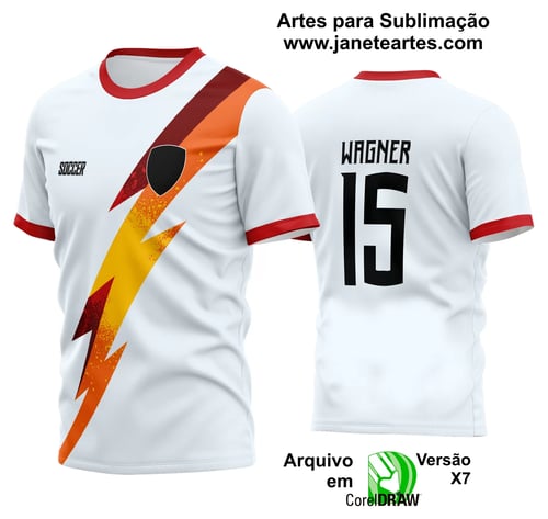 Arte Vetor Estampa Camisa Time Amador Futebol 2024 Arte Vetor Estampa Camisa Time Amador Futebol 2024
