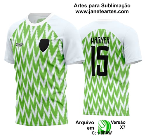 Arte Vetor Estampa Camisa Time Amador Futebol 2024 Arte Vetor Estampa Camisa Time Amador Futebol 2024