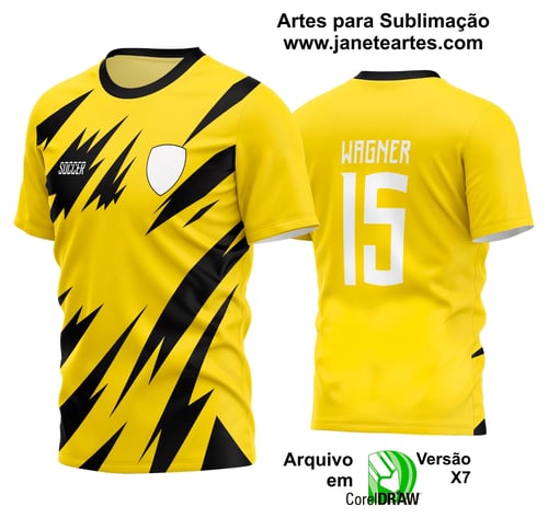 Arte Vetor Estampa Camisa Time Amador Futebol 2024 Arte Vetor Estampa Camisa Time Amador Futebol 2024