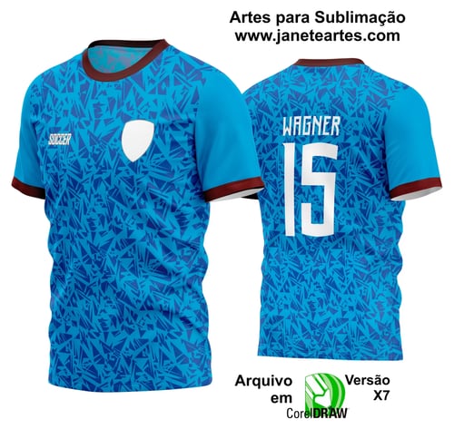 Arte Vetor Estampa Camisa Time Amador Futebol 2024 Arte Vetor Estampa Camisa Time Amador Futebol 2024