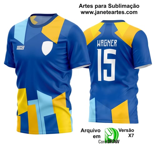 Arte Vetor Estampa Camisa Time Amador Futebol 2024 Arte Vetor Estampa Camisa Time Amador Futebol 2024