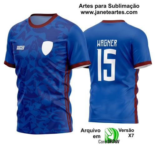 Arte Vetor Estampa Camisa Time Amador Futebol 2024 Arte Vetor Estampa Camisa Time Amador Futebol 2024
