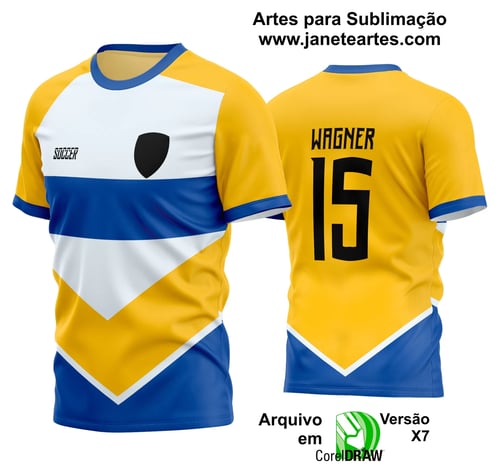 Arte Vetor Estampa Camisa Time Amador Futebol 2024 Arte Vetor Estampa Camisa Time Amador Futebol 2024