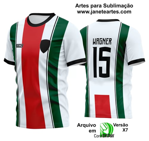 Arte Vetor Estampa Camisa Time Amador Futebol 2024 Arte Vetor Estampa Camisa Time Amador Futebol 2024