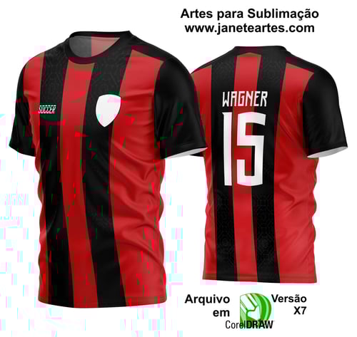 Arte Vetor Estampa Camisa Time Amador Futebol 2024 Arte Vetor Estampa Camisa Time Amador Futebol 2024