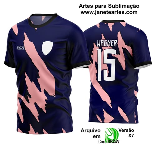 Arte Vetor Estampa Camisa Time Amador Futebol 2024 Arte Vetor Estampa Camisa Time Amador Futebol 2024