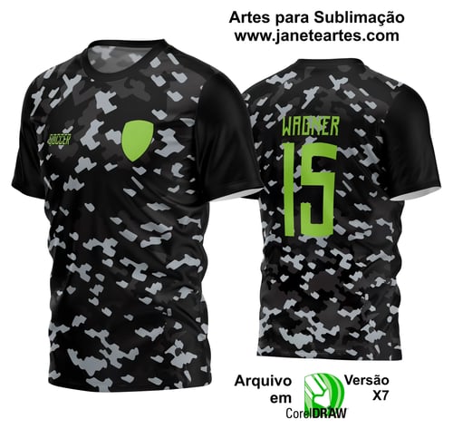 Arte Vetor Estampa Camisa Time Amador Futebol 2024 Arte Vetor Estampa Camisa Time Amador Futebol 2024