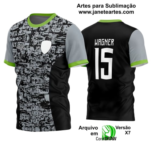 Arte Vetor Estampa Camisa Time Amador Futebol 2024 Arte Vetor Estampa Camisa Time Amador Futebol 2024