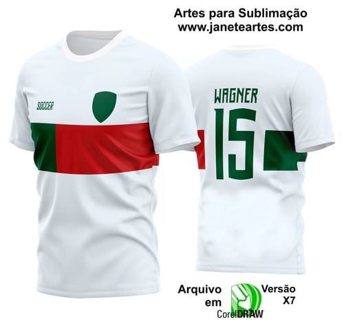 Arte Vetor Estampa Camisa Time Amador Futebol 2024 Arte Vetor Estampa Camisa Time Amador Futebol 2024