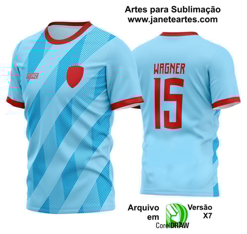 Arte Vetor Estampa Camisa Time Amador Futebol 2024 Arte Vetor Estampa Camisa Time Amador Futebol 2024