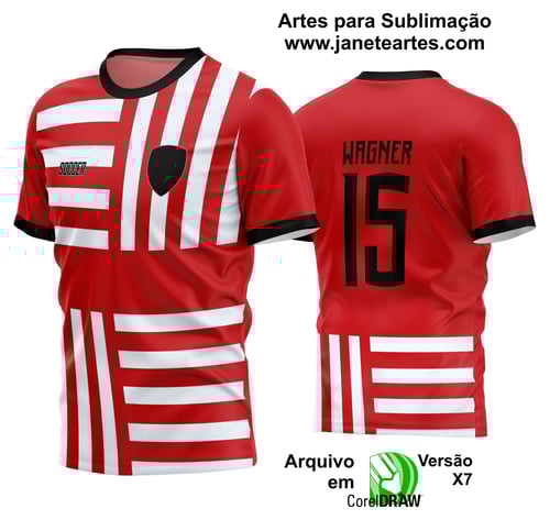 Arte Vetor Estampa Camisa Time Amador Futebol 2024 Arte Vetor Estampa Camisa Time Amador Futebol 2024