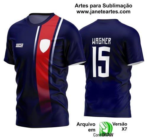 Arte Vetor Estampa Camisa Time Amador Futebol 2024 Arte Vetor Estampa Camisa Time Amador Futebol 2024