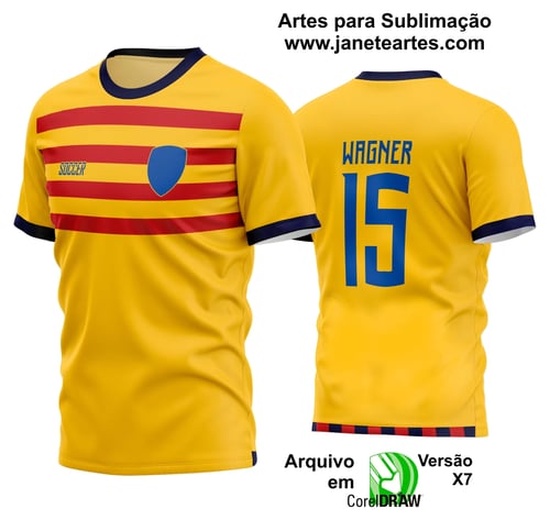 Arte Vetor Estampa Camisa Time Amador Futebol 2024 Arte Vetor Estampa Camisa Time Amador Futebol 2024