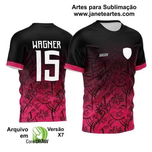 Arte Vetor Estampa Camisa Time Amador Futebol 2024 Arte Vetor Estampa Camisa Time Amador Futebol 2024