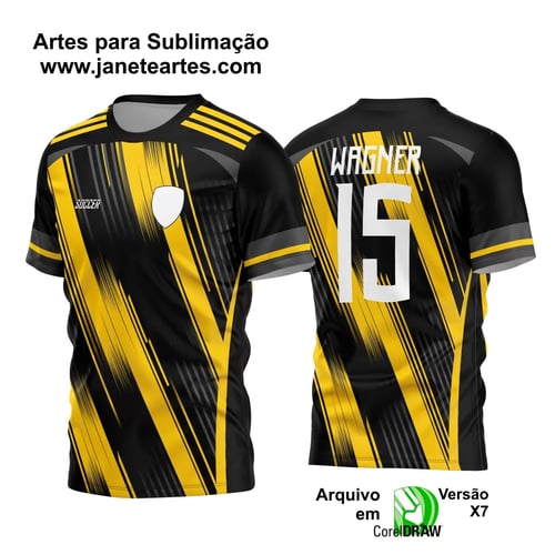 Arte Vetor Estampa Camisa Time Amador Futebol 2024 Arte Vetor Estampa Camisa Time Amador Futebol 2024