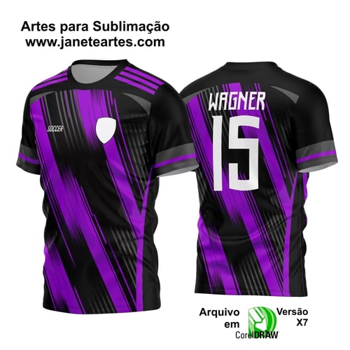 Arte Vetor Estampa Camisa Time Amador Futebol 2024 Arte Vetor Estampa Camisa Time Amador Futebol 2024