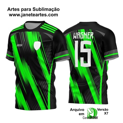 Arte Vetor Estampa Camisa Time Amador Futebol 2024 Arte Vetor Estampa Camisa Time Amador Futebol 2024