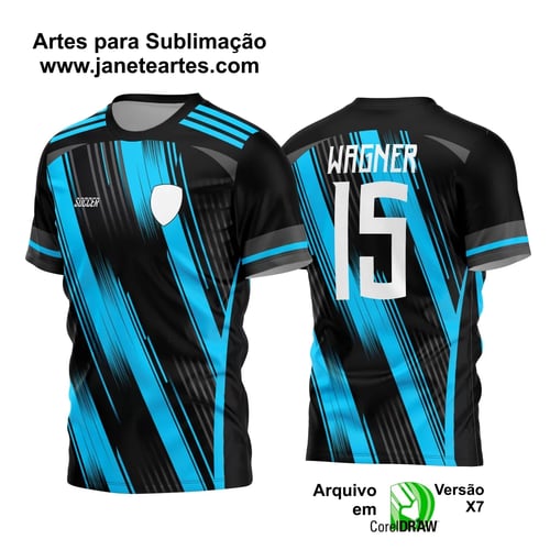 Arte Vetor Estampa Camisa Time Amador Futebol 2024 Arte Vetor Estampa Camisa Time Amador Futebol 2024