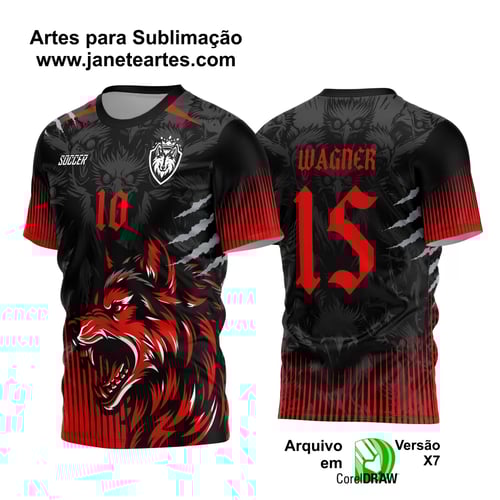 Arte Estampa Camisa Interclasse LOBO 2024 - 2025
