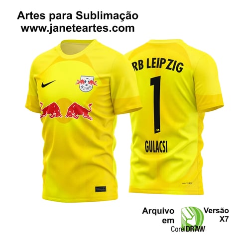 Arte Vetor Camisa RB Leipzig Goleiro 2022 - 20223 Arte Vetor Camisa RB Leipzig Goleiro 2022 - 20223