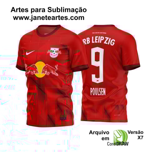 Arte Vetor Camisa RB Leipzig Reserva 2022 - 2023 Arte Vetor Camisa RB Leipzig Reserva 2022 - 2023