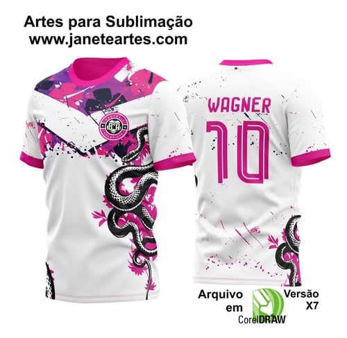 Arte Vetor Camisa Floral Cobra InterClasse 2023