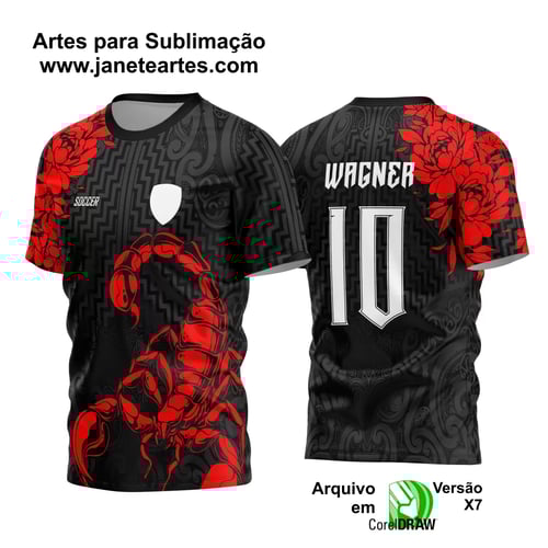 Arte Vetor Camisa de Interclasse Escorpião 2024 - 2025