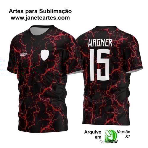 Arte Vetor Estampa Camisa Time Amador Futebol 2024 Arte Vetor Estampa Camisa Time Amador Futebol 2024