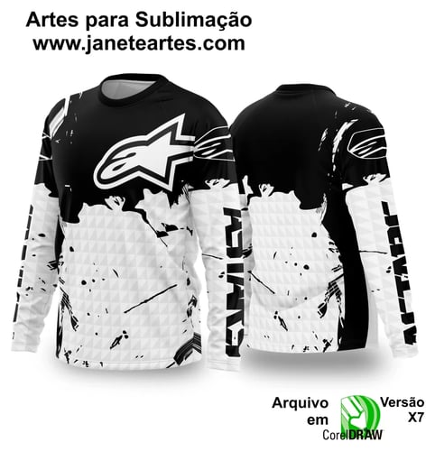 Arte Vetor Camisa de MOTOCROSS 2024 - 2025 Arte Vetor Camisa de MOTOCROSS 2024 - 2025
