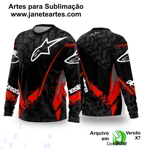 Arte Vetor Camisa de MOTOCROSS 2024 - 2025 Arte Vetor Camisa de MOTOCROSS 2024 - 2025