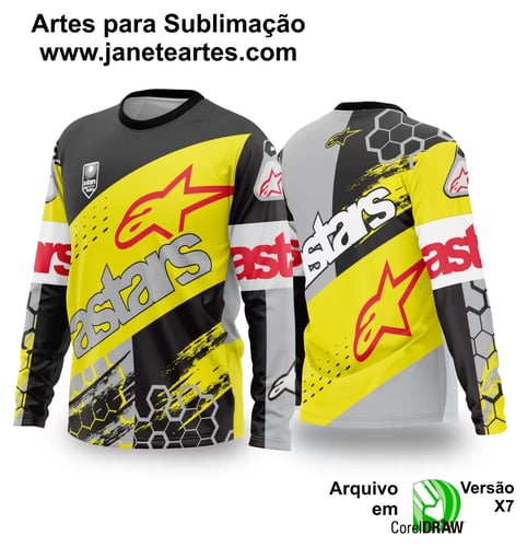 Arte Vetor Camisa de MOTOCROSS 2024 - 2025 Arte Vetor Camisa de MOTOCROSS 2024 - 2025