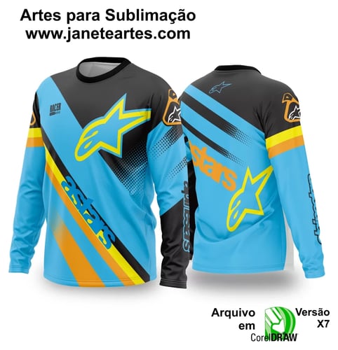 Arte Vetor Camisa de MOTOCROSS 2024 - 2025 Arte Vetor Camisa de MOTOCROSS 2024 - 2025