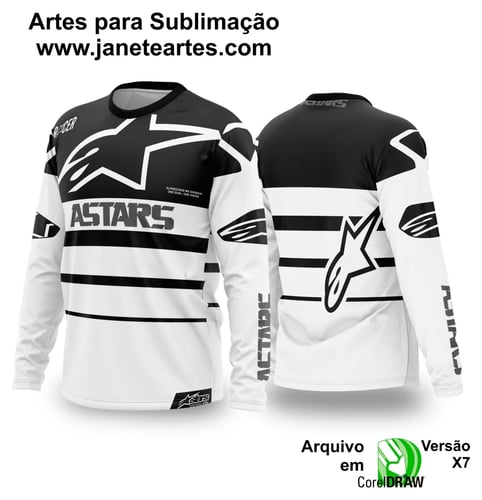 Arte Vetor Camisa de MOTOCROSS 2024 - 2025 Arte Vetor Camisa de MOTOCROSS 2024 - 2025